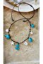 Turquoise Charm Necklace with Sea Star, Turtle, and Seashell - 3