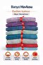 Svv Border Thick and Super Absorbent New Series Bath Towel (76X147) - Midnight (Midnight Blue) - 3