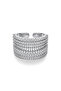 Steel Design Stone Ring