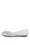 Elit Hml4112 Women's Stoned Ballerina Silver - 4