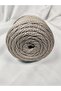 Stone Gray Polyester Ribbon Hand Knitting Yarn 200Gr. (1 Piece) - Color: 649 - 3