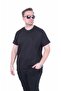Men's Oversize Crew Neck T-Shirt Excuses 26130 Black