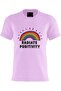 T-Shirt For Women - Printed Design (Radiate Positivity)| Round Neck Regular Fit