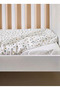 Set of 2 100% Cotton Elastic Baby Sheets + Pillowcase Set Poplin 70X130 & 70X140 cm Compatible - 2