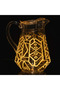 Signature Collection Clear Acrylic Jug with Luxury Gold Print Finish – 22 cm - 4