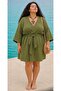 Plus Size Muslin Beach Kimono - 2