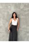 Women's Polka Dot Chiffon Long Skirt with Lining That Doesn'T Show Underneath Women's Polka Dot Maxi Skirt - 7