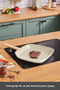 X Refika Swiss Crystal Almond Cream Non-Stick Induction Base Grill Pan with 0 Oil and Non-Stick Coating 28 cm - 5