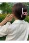 8Pcs/Set Gradient and Solid Pink Color Hair Clips, Including Floral and Butterfly Designs - 2