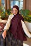 Organic Premium Shawl Dark Burgundy - 3