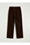 Elastic Waist Loose Fit Girls' Trousers - 3