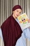 Women's Hijab Shawl Natural Fiber Jacquard Luxury Shawl