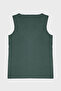 Green Thick Strap Knitwear Women's Undershirt - 4