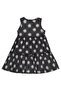 Daisy Patterned Dress for 6-9 Years - Gray - 2