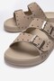 Women's Troklu Double Buckle Slippers Beige - 3