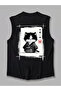 Men's oversized crew neck sleeveless t-shirt - longline
