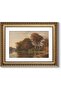 Premium Autumn Scenery Landscape Canvas Gold Frame 40x60 cm Decor