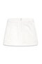 Short Slit White Skirt - 3