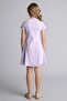 A-Line Crew Neck Short Sleeve Ribbed Camisole Dress Girls E5801A826Sm - 4