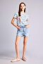 100% Cotton Regular Fit Crew Neck Short Sleeve Striped T-Shirt H6297Ax26Sm - 2