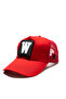 Mesh Red Hat with Letter Patch Detail |   Sports Hat Suitable for Daily Use - 2
