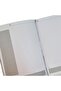 غطاء جلدي مرن من Acar Thermo مقاس 21*30 سم 128 صفحة دفتر مخطط غير مؤرخ أسود-رمادي - 2