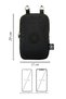 2-Piece Women's Waterproof Mini Phone Wallet and Passport Neck Strap Cross Shoulder Bag - 6
