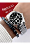Men's Wristwatch with Steel Cord Function 3 Atm Waterproof with 2 Years Warranty+Bracelet as a Gift - 3