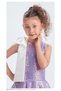Girl's Glittery Bow Party Outfit Birthday and Performance Costume Dress - 4