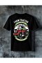 Traditional Farm Red Printed Oversized T-Shirt