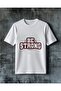 Be Strong Training Printed Oversize T-Shirt