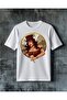 Steampunk Clock Printed Oversize T-Shirt