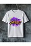 Graffiti Colored Art Printed Oversize T-Shirt