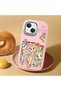 iPhone 13 Mini Compatible Shock-Absorbing Camera Protected Pink Silicone Case - 2