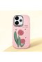 Redmi 13/13X Compatible Shock-Absorbing Camera Protected Pink Silicone Case