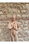 Dark Beige Women's Lumira Abaya Ferace & Shawl - Standard Size & Different Lengths - 5