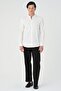 Regular Fit Hakim Collar Men's Shirt - 3