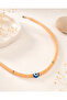 Fimo Necklace with Evil Eye Beads - 2