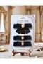3-Piece Little Mini Lux Velvet Clip with Stone Closure, Holiday, Celebration, Special Day