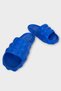Embossed Textured Beach Pool Outdoor Women's Slippers Blue - 3