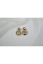 Kp549 Embossed Earrings (Length 32 mm) - 2