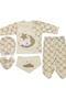 Sleeping Bear Embroidered 5-Piece Newborn Hospital Discharge Set