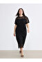 Crew Neck Lace Dress - 2