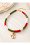 New Year's Snowman Fimo Necklace - 2