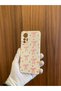 Mi 12 Lite Ribbon Bow Printed Velvet Inside Silicone Phone Case (Cream Case) - 2