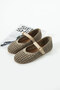 Yenix Women's Strappy Elastic Genuine Leather Ballerinas Beige Suede - 3