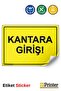 Kantara Entrance! Isg Warning Sign Sticker 50X70 cm