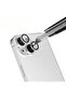 iPhone 14 Compatible Camera Lens Protector Micro Glass T38353 - Silver - 6
