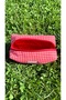 Red Gingham Fabric Makeup Bag, Portable Travel Size Makeup Bag - 5