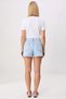 Women's Shorts High Waist Slim Fit Ripped Detailed Extra Short Mini Length Denim Rigid Woven - 5